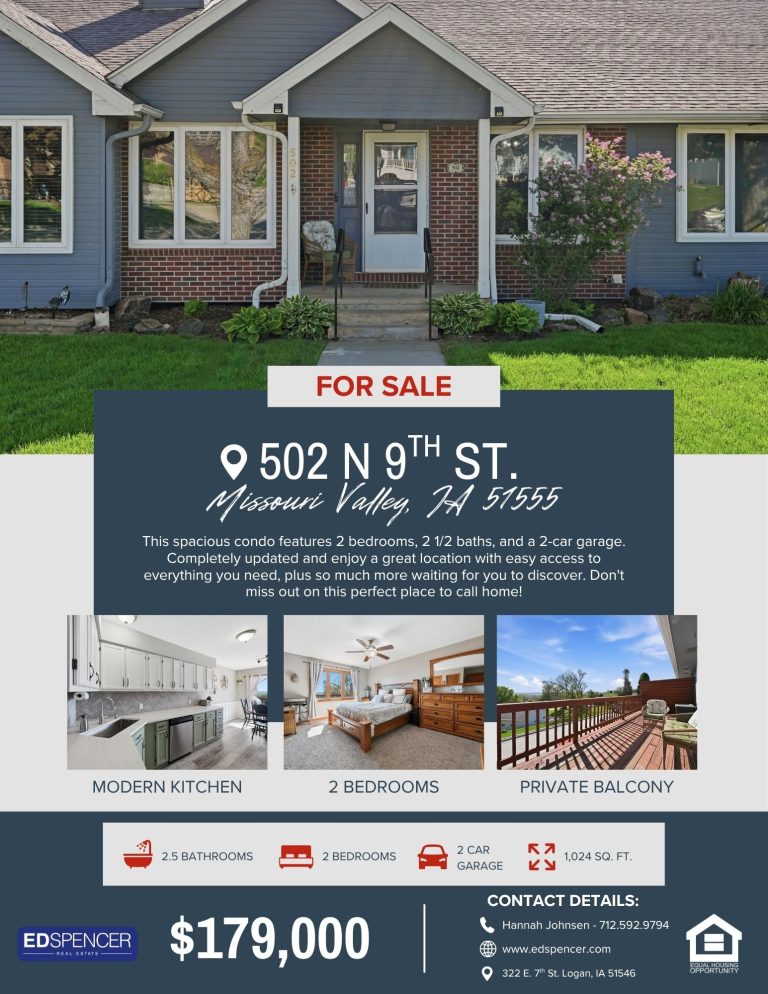 1For Sale flyer - 502 N 9th